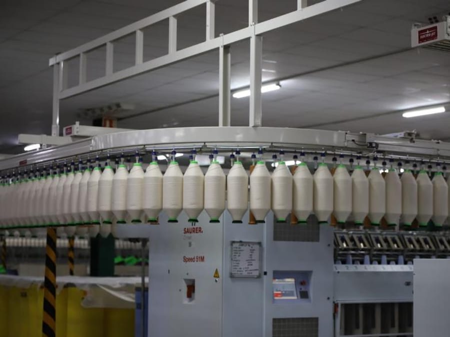 Exterior of the Jai Sakthi Garments manufacturing unit in Tirupur